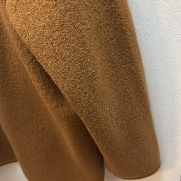 Madewell 100% Merino Wool Brown Button-Up Jacket - Picture 3 of 5